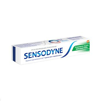 Зубная паста Ежедневная защита со вкусом Морозная мята , Sensodyne, 65 г, Словакия - в заказе 1 шт.  #1