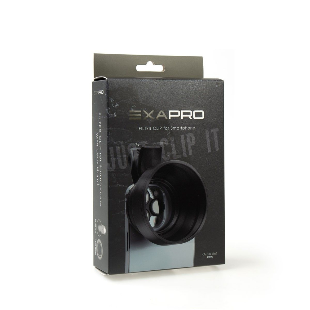 Держатель светофильтра 49мм с блендой Kenko для смартфона EXAPRO Filter Clip Lens Hood Kit  #1