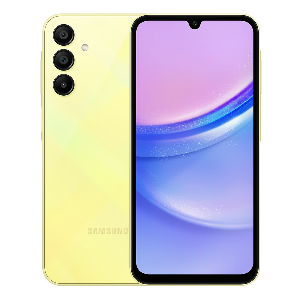 Samsung Смартфон Galaxy A15 8/256 ГБ, желтый #1