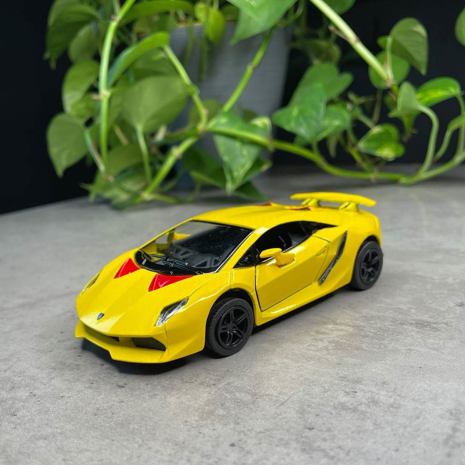 Машинка металлическая Ламборджини Сесто Элементо Lamborghini Sesto Elemento Kinsmart 1:38 5359DKT инерционная, #1