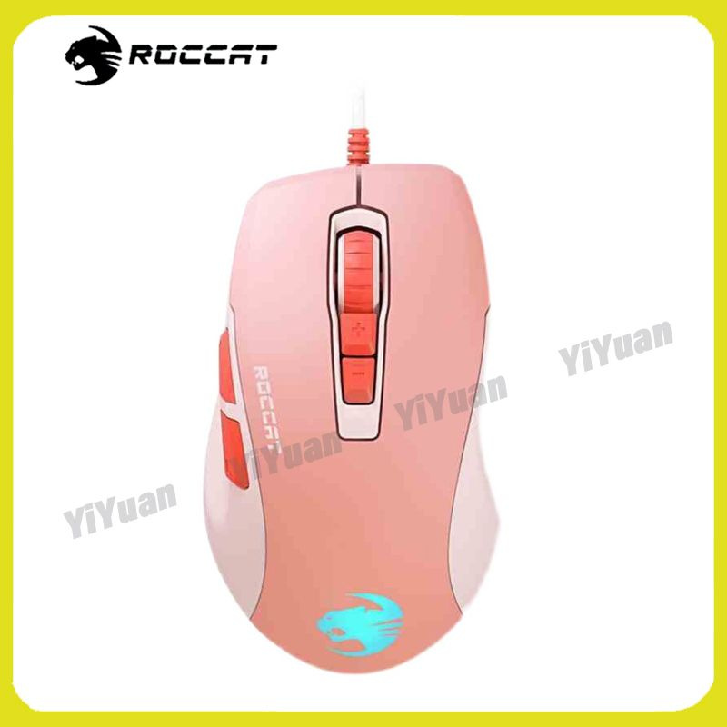 ROCCAT Игровая мышь проводная Kone Pure Ultra, розовый #1