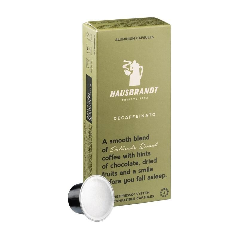 Кофе в капсулах для кофемашин Hausbrandt Nespresso Decaffeinato (10 штук по 5 г)  #1