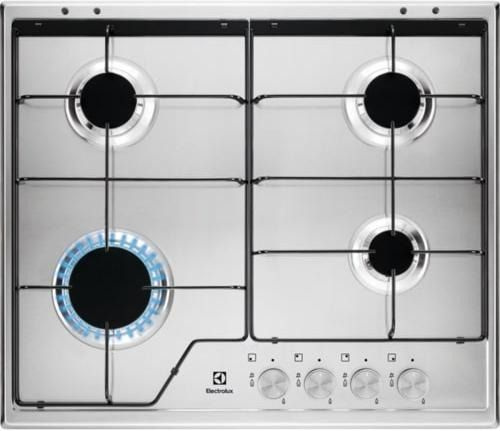 Варочная панель газовая Electrolux KGS6424SX, нержавеющая сталь #1