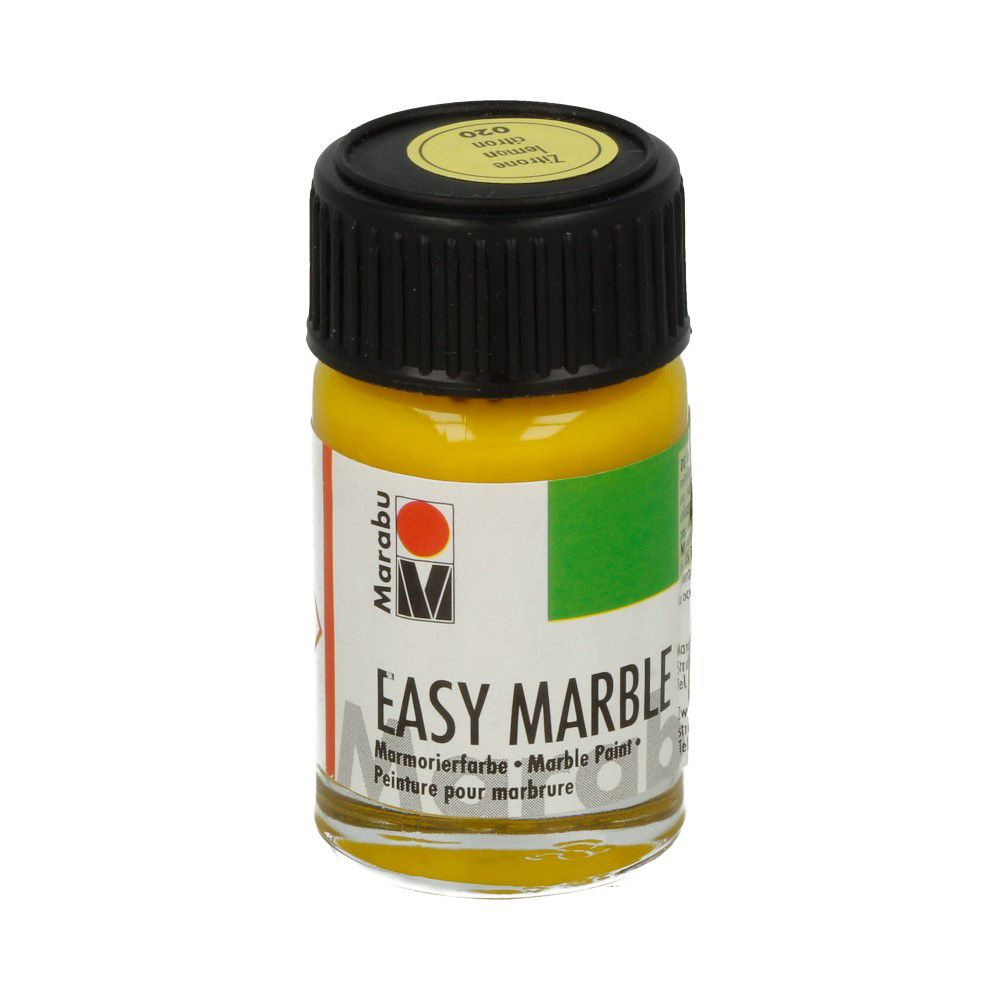 _Easy-marble краска для марморирования 15 мл 020 лимонный 13050039020, 1 шт. в заказе  #1