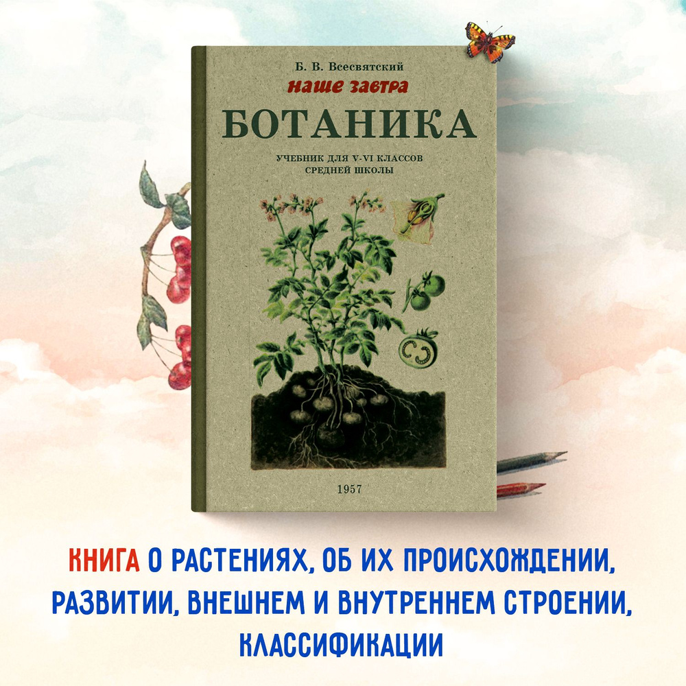 Ботаника. Учебник для 5-6 классов средней школы. 1957 год. Всесвятский Б.В.  | Всесвятский Борис Васильевич - купить с доставкой по выгодным ценам в  интернет-магазине OZON (674042645)