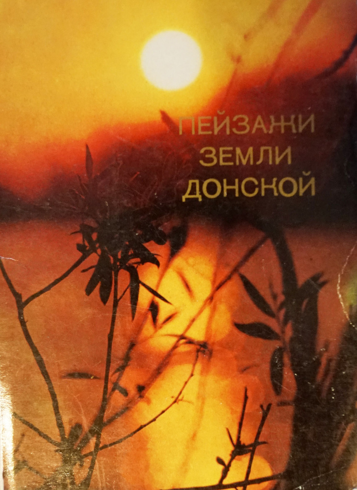 Набор из 20 открыток "Пейзажи земли Донской". Советский художник, 1976 (потертости)  #1