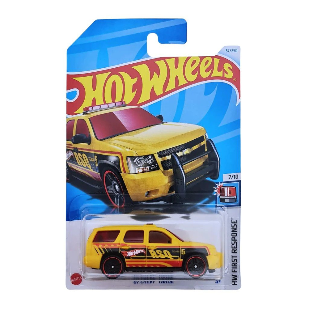 Машинка коллекционная Mattel Hot Wheels 2024 C4982 07 CHEVY TAHOE #1