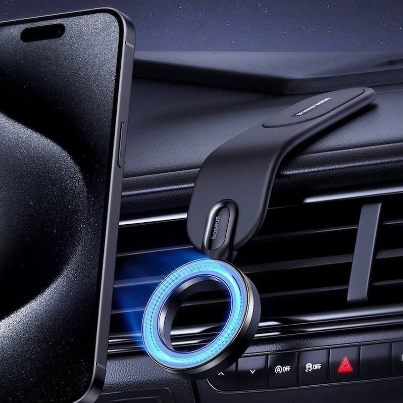 Магнитный автомобильный держатель Baseus C02 Go Series Magnetic Car Phone Mount  #1