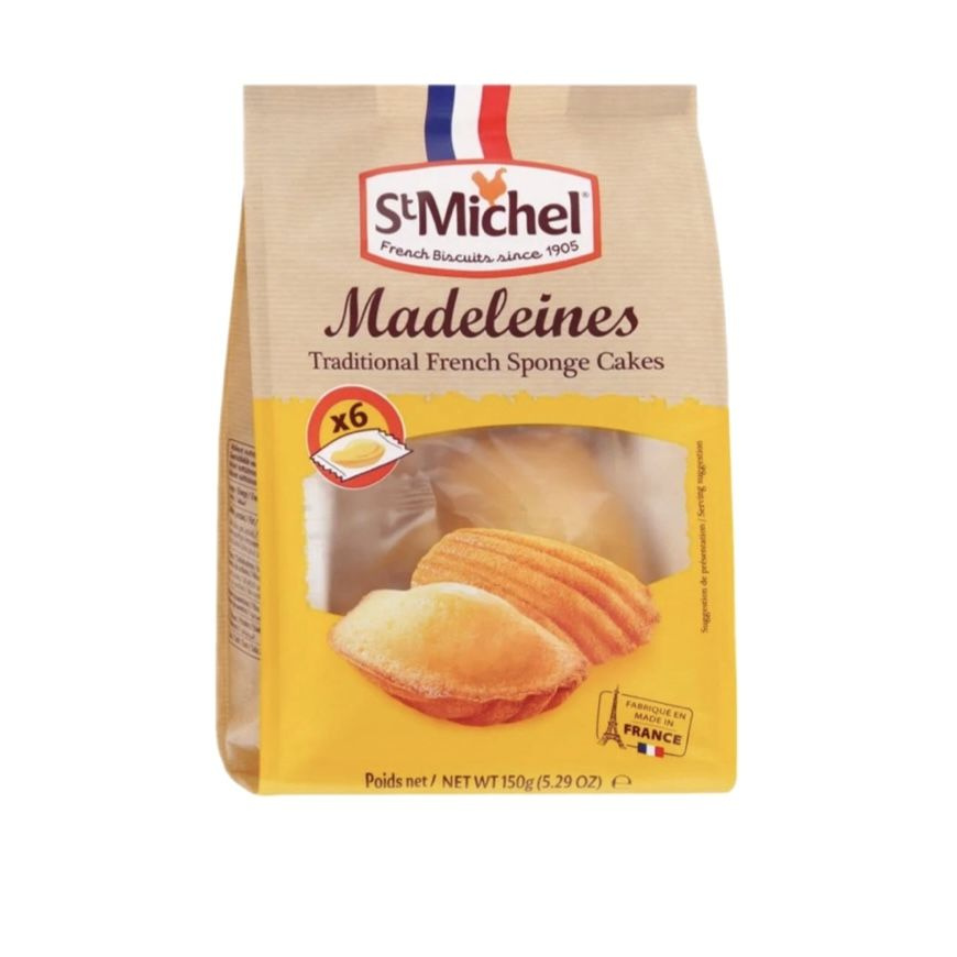 Пирожное бисквитное St Michel Madeleines традиционный, 150 г #1