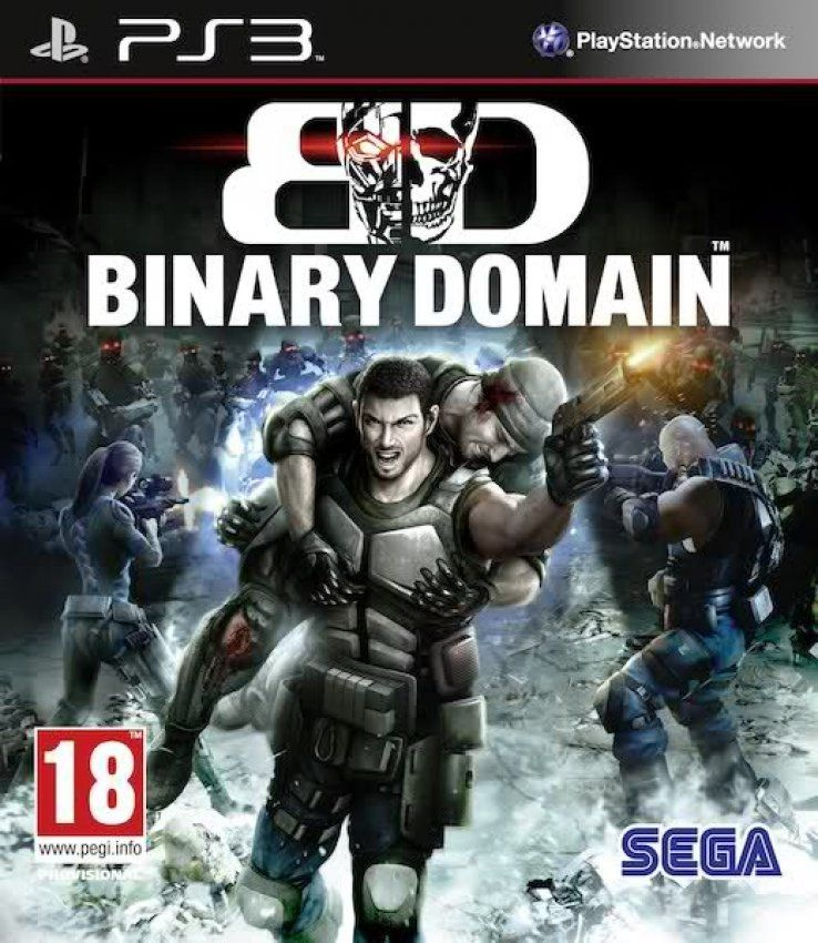 Диск с Игрой Binary Domain (PS3). Новый лицензионный запечатанный диск.