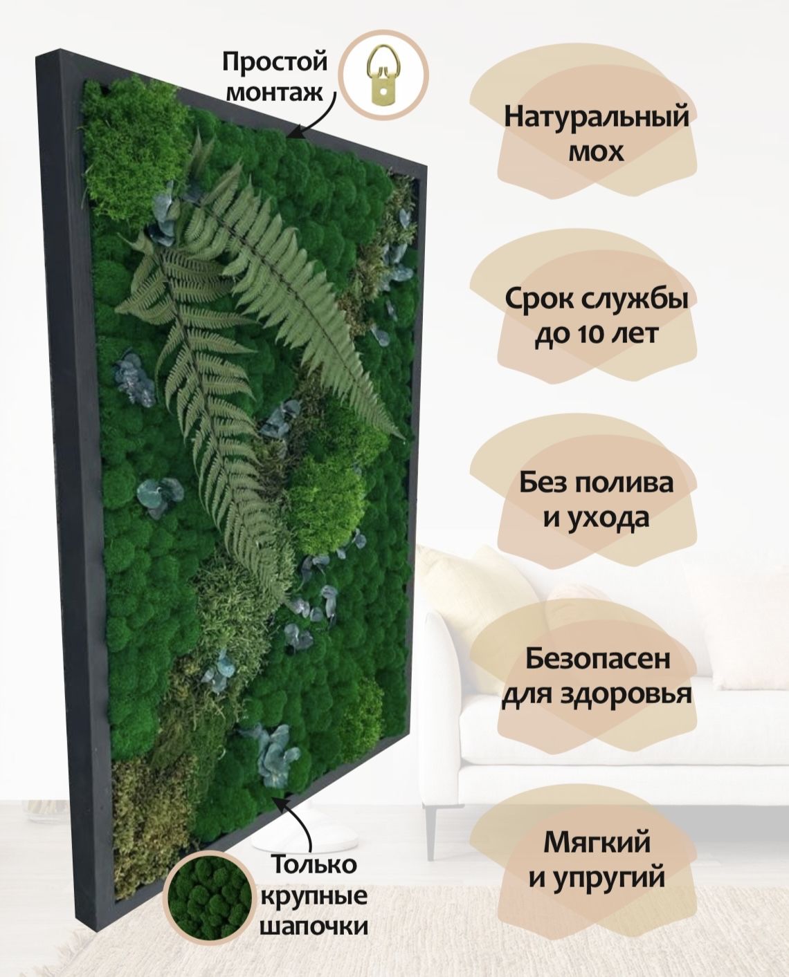 Панноизстабилизированногомхаирастений70*50см.