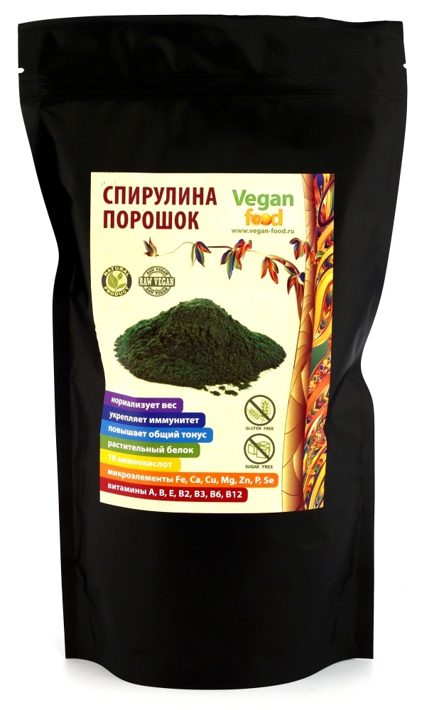 Спирулина порошок Vegan Food, 500 г #1