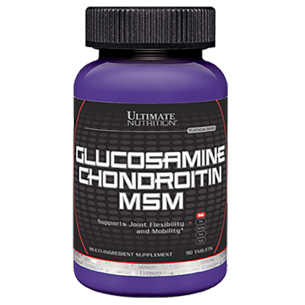 Препарат для укрепления связок и суставов Ultimate Nutrition Glucosamine & Chondroitin & MSM 90 табл #1