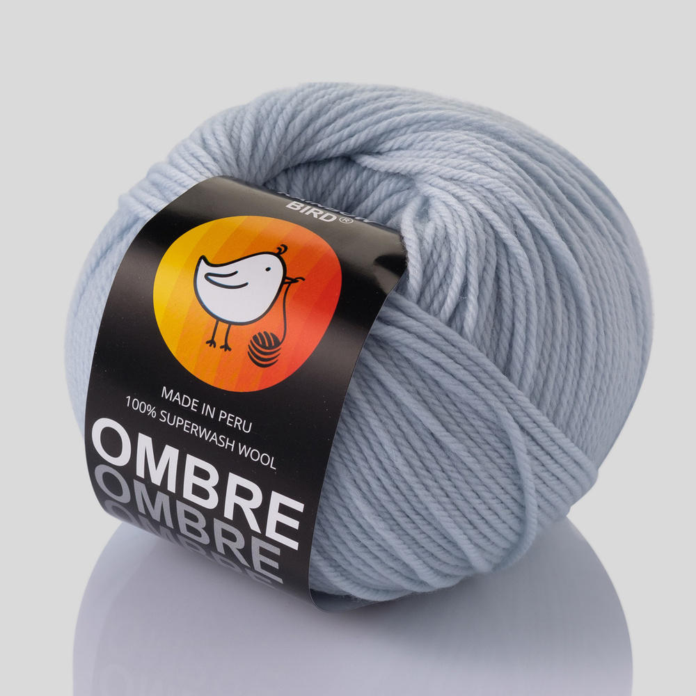 Пряжа для вязания OMBRE "100% Superwash wool", цвет LAGUNA N1, 160м, 80гр, 100% Перуанская шерсть  #1