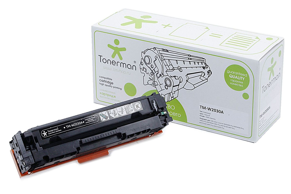 Картридж Tonerman W2030A 415A Без чипа для HP Color LaserJet M454, M454DN, M454DW Pro; M479, M479DW, #1