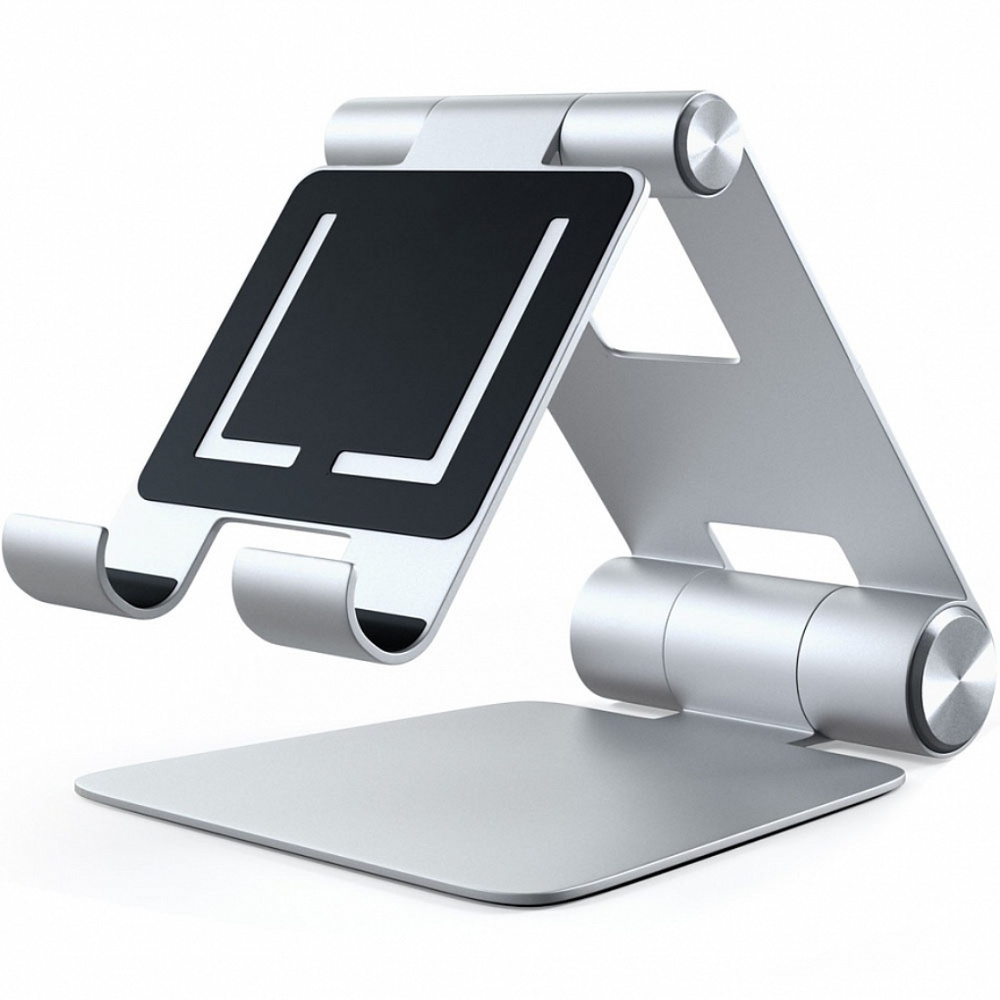 Подставка Satechi R1 Aluminum Hinge Holder Foldable Stand для ноутбуков и планшетов серебристая (ST-R1) #1