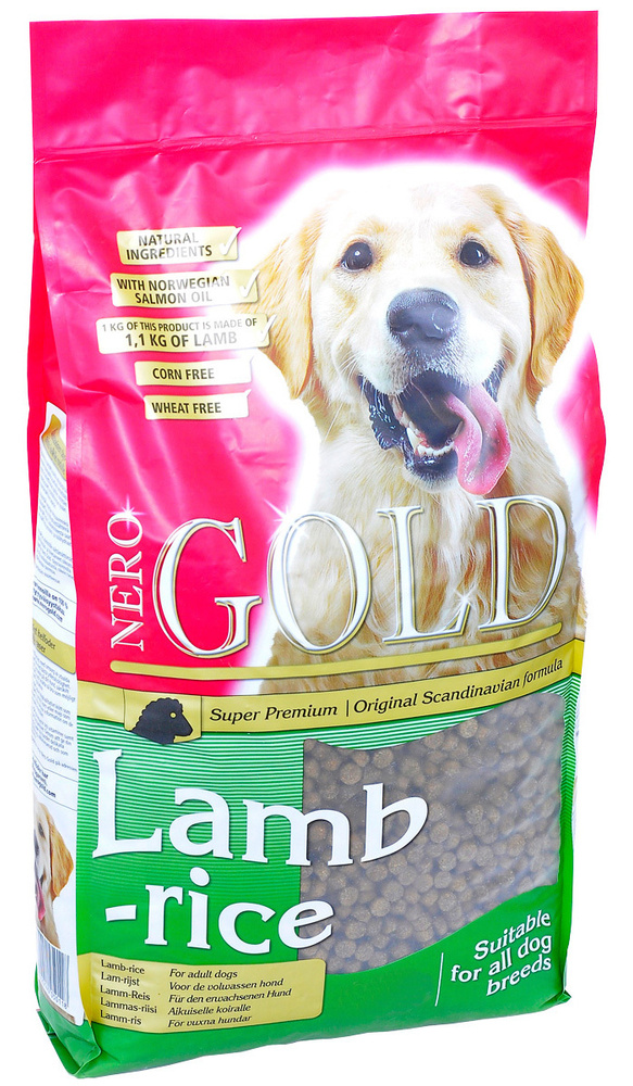 Сухой корм NERO GOLD DOG ADULT LAMB & RICE для взрослых собак всех пород с ягненком и рисом (18 кг)  #1