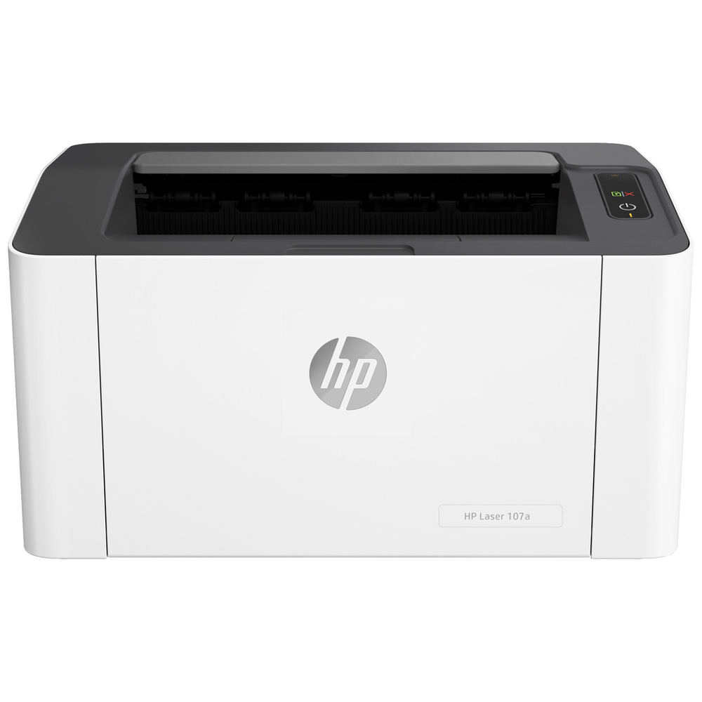 HP Принтер лазерный LaserJet 107a (4ZB77A), белый, серый #1