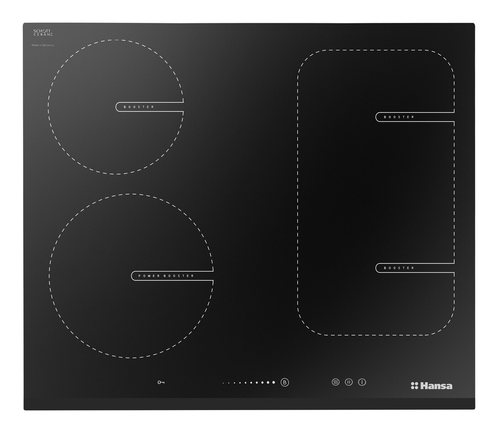 Индукционная варочная поверхность Hansa BHI68611 черный #1