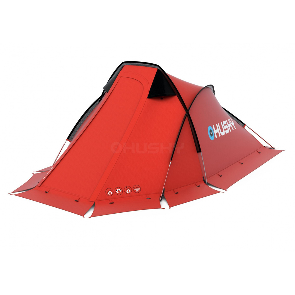 Палатка туристическая экстремальная Husky FLAME 1, цвет: красный  #1