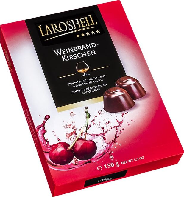 Конфеты Laroshell Бренди и вишней ( Weinbrand- Kirschen ), 150 г #1