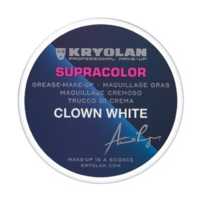KRYOLAN Грим на жировой основе "Клоун"/Supracolor Clown White 80 гр. Белый  #1