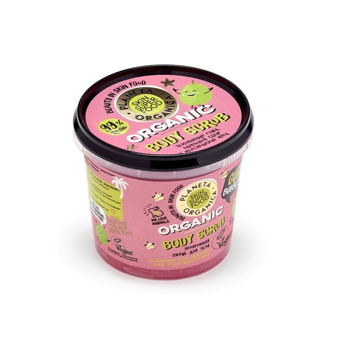 Скраб для тела полирующий Guava bubble gum Planeta Organica, Skin Super Food, 485 мл  #1