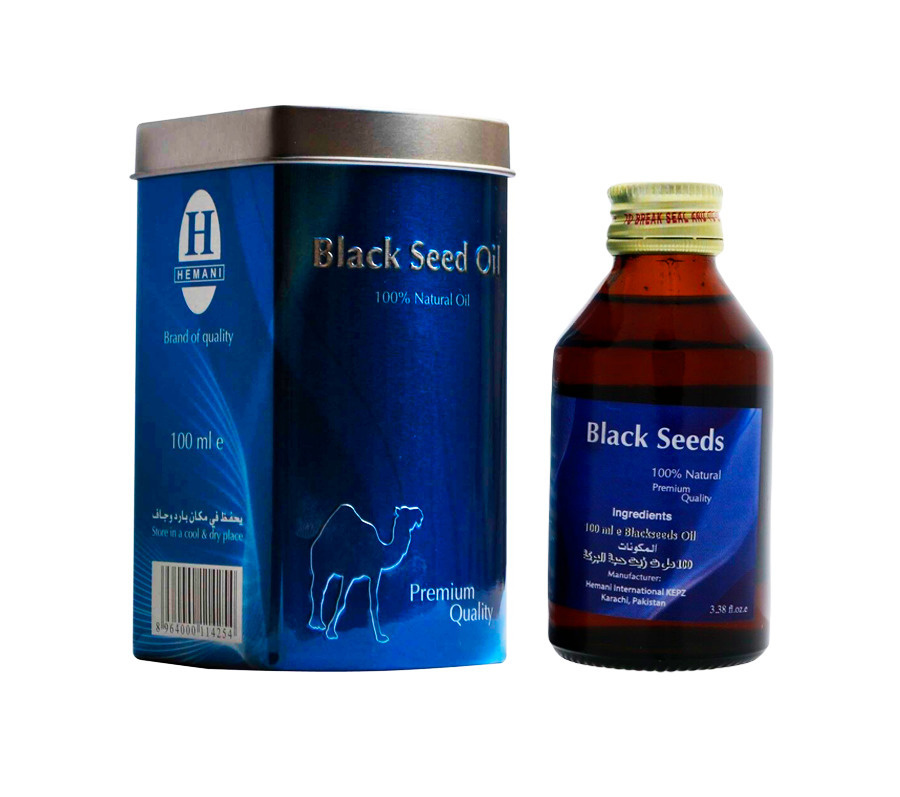 Hemani Натуральное масло черного тмина премиального качества Black Seeds Oil, 100 мл.  #1