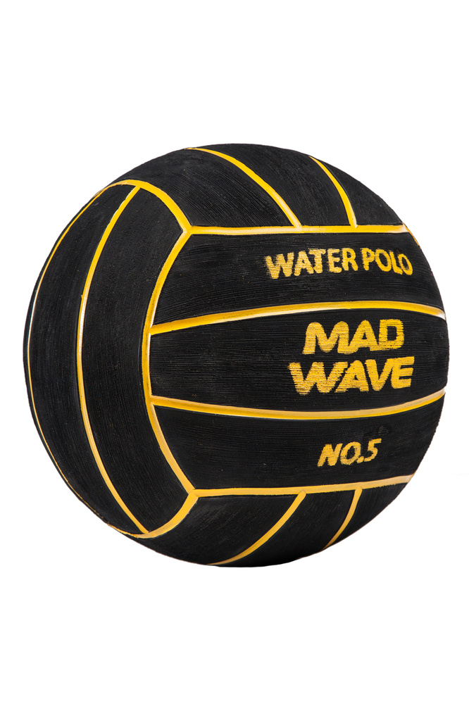  Мяч для водного поло Mad Wave WP Official #5, 5, Black M2230 01 5 01W #1