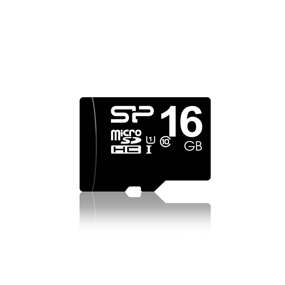 Silicon Power Карта памяти MicroSD 16GB / SP016GBSTH010V10 #1