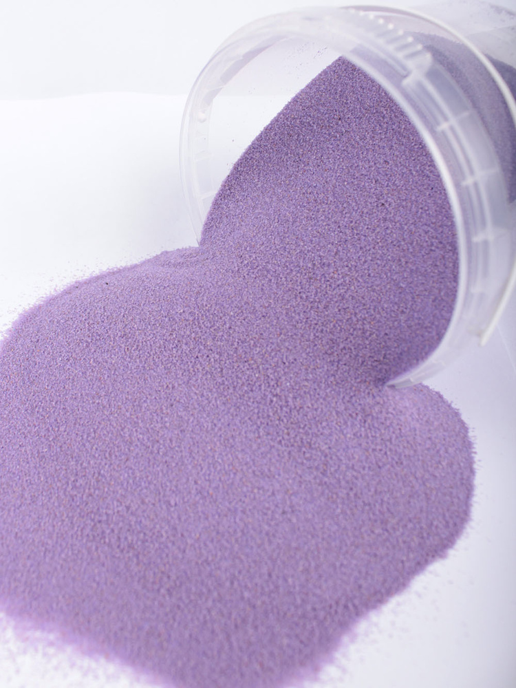 Фиолетовый цветной кварцевый песок для рисования, для творчества, флорариума, для ногтей, для светового #1