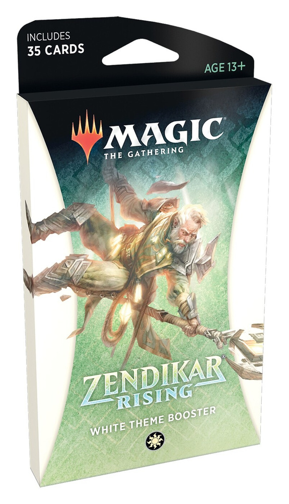 Magic The Gathering: Тематический Белый бустер MTG издания Zendikar Rising на английском  #1