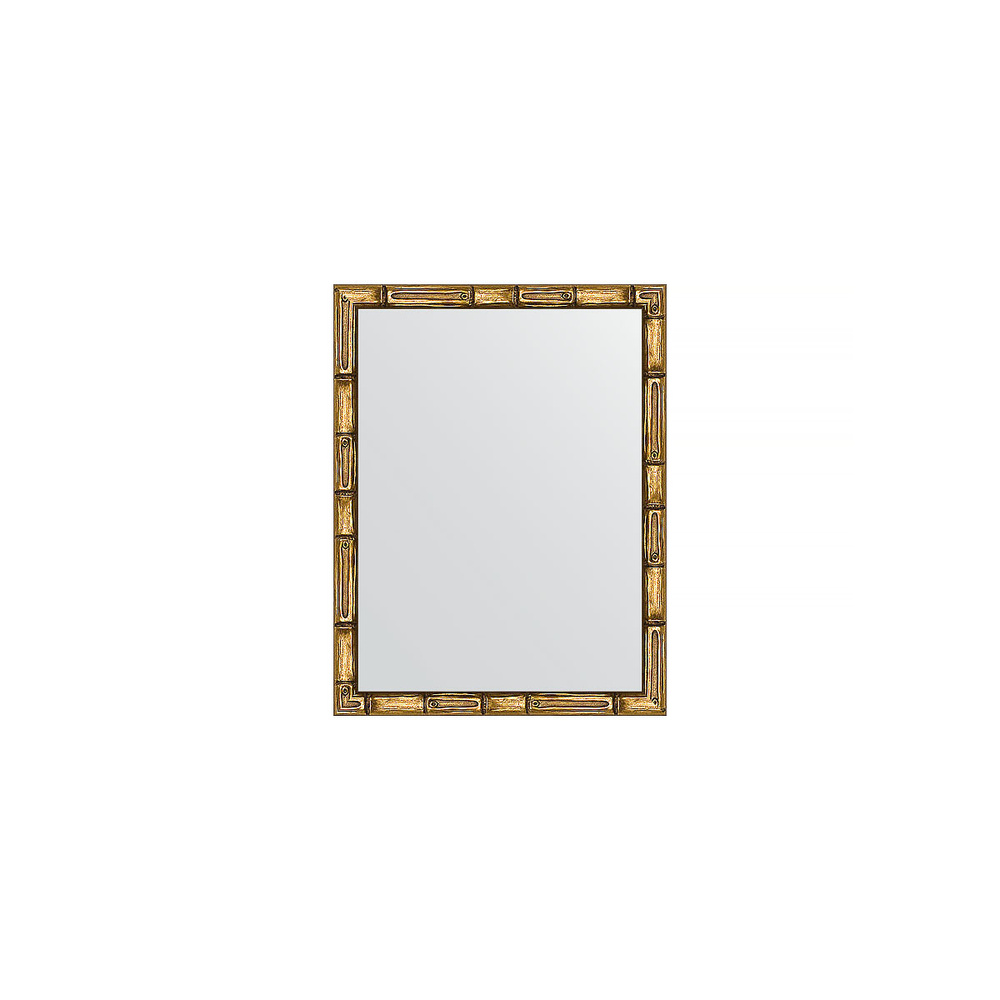 Зеркало в багетной раме - золотой бамбук 24 mm (34х44 cm) (EVOFORM) BY 1330  #1