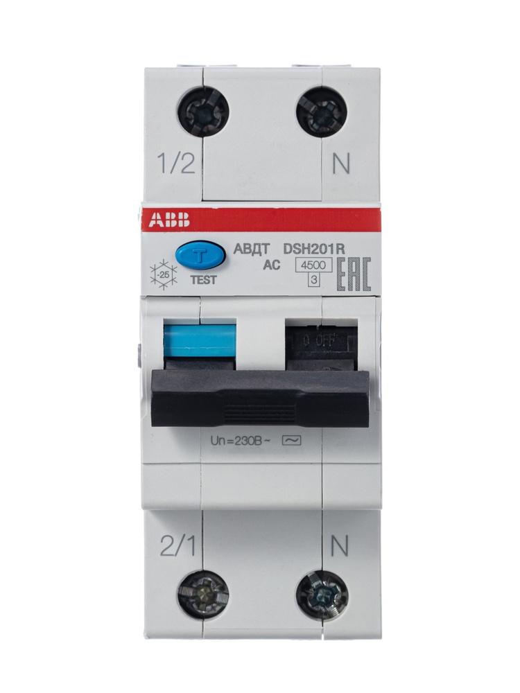 Дифференциальный автомат ABB 2P 16А 30мА (DSH201R) #1