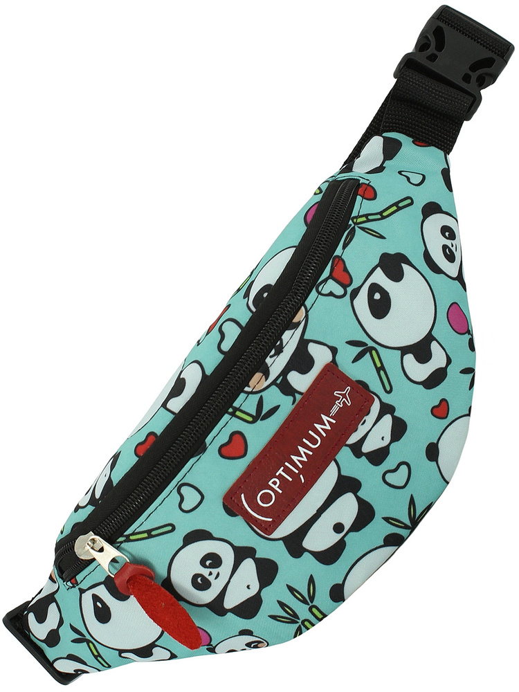 Поясная сумка на пояс женская мужская для девочки мальчика Optimum Mini Custom, панды  #1