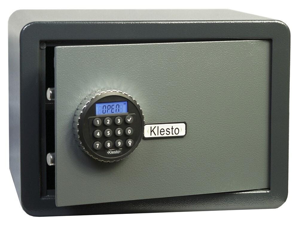 Сейф маленький кодовый Klesto RS25EL для дома для хранения денег и документов Ш35хВ28хГ25 см  #1