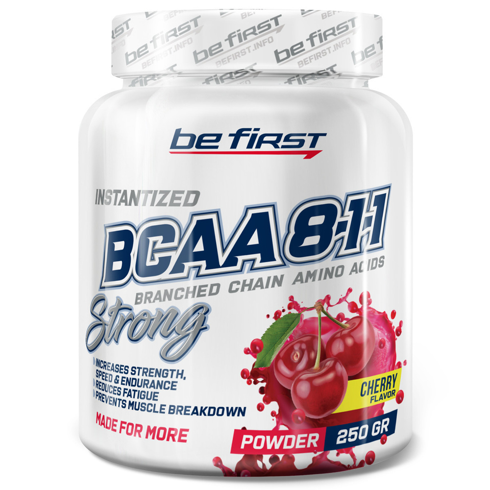 Аминокислоты БЦАА порошок Be First BCAA 8:1:1 Instantized Powder 250 гр, вишня  #1