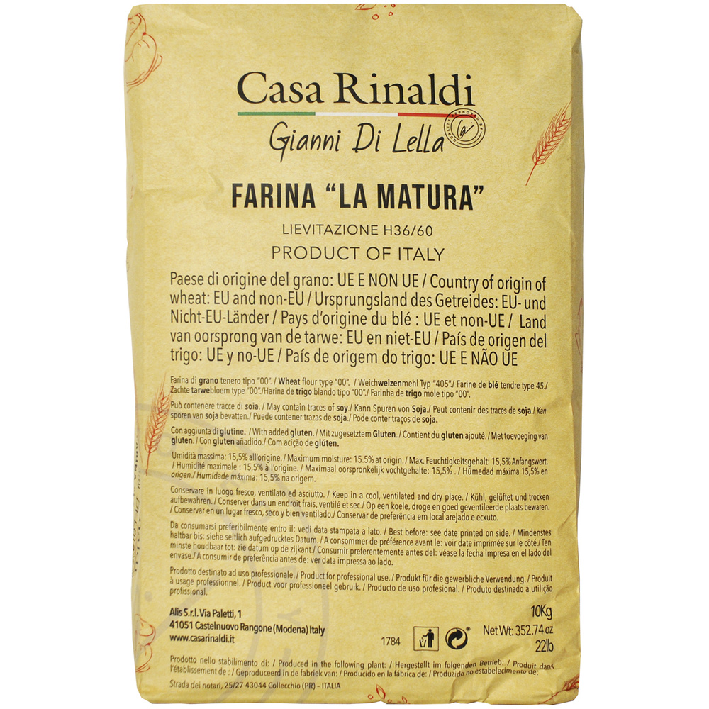 Casa Rinaldi Мука пшеничная из мягких сортов пшеницы W340-400 типа 00 FARINA LA MATURA / H 36/60, 10 #1
