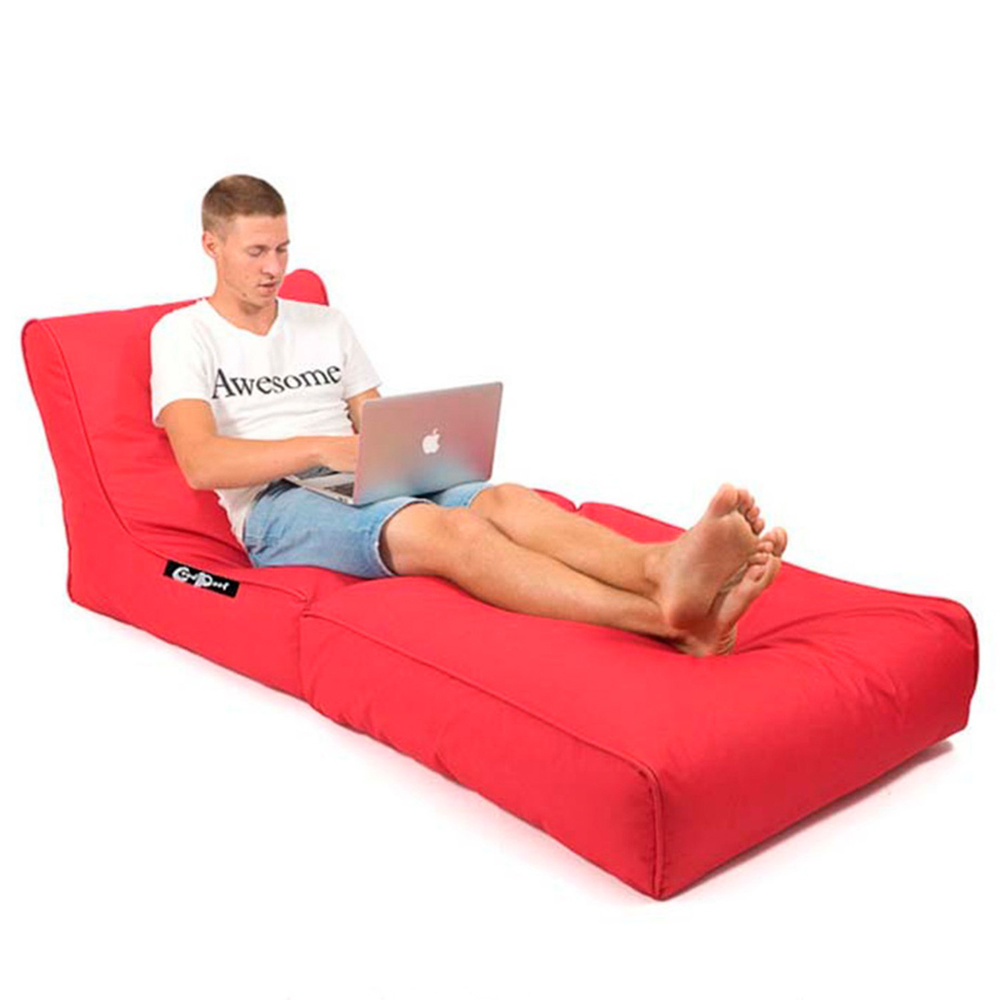 Шезлонг Трансформер GoodPoof Red Poppy, кресло лежак складное для сна и отдыха дома и на даче  #1