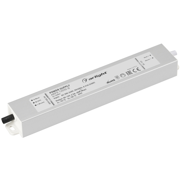 Arlight Блок питания для светодиодной ленты, 12В, 30 Вт, IP67 #1