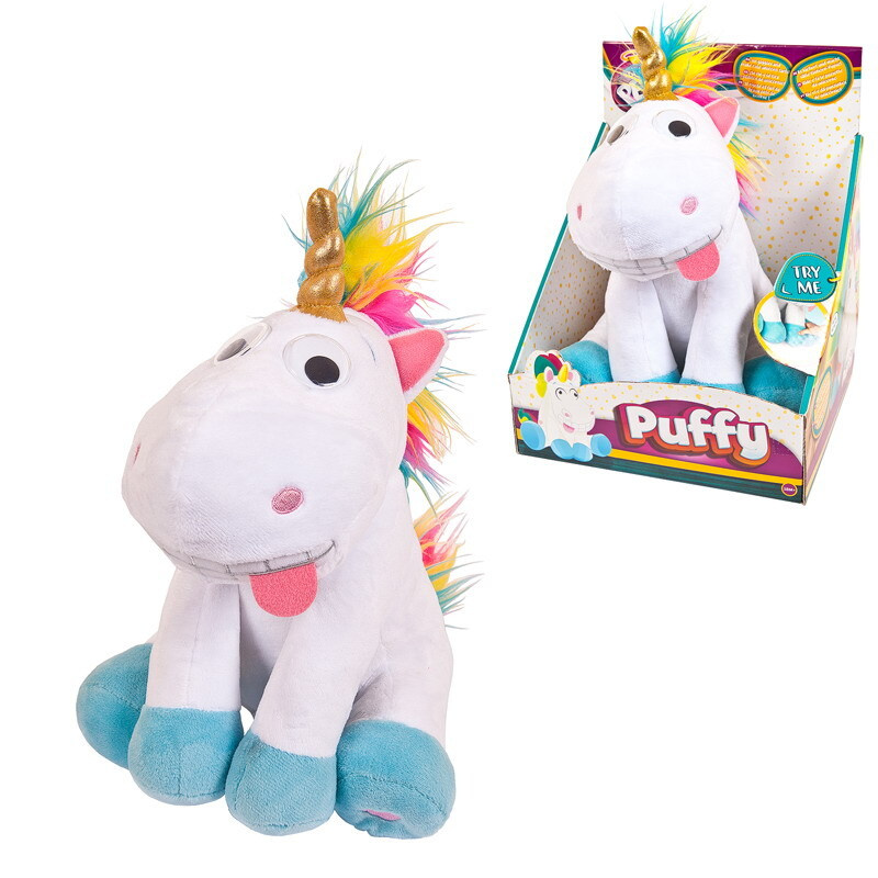 Игрушка интерактивная IMC Toys Club Petz Единорог Puffy интерактивный, со звуковыми эффектами  #1