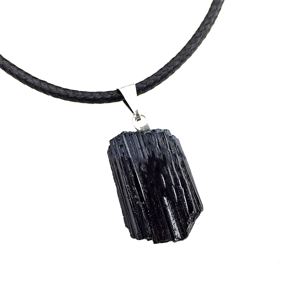 Подвеска натуральный камень шерл (черный турмалин) GreatSun  #1