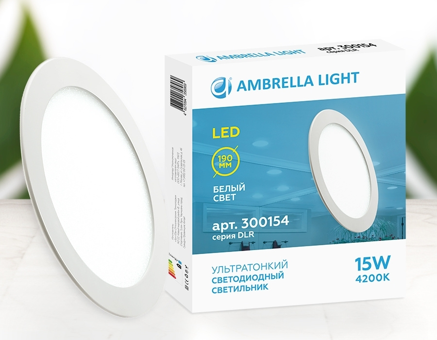 Ambrella light Встраиваемый светильник, LED, 15 Вт #1
