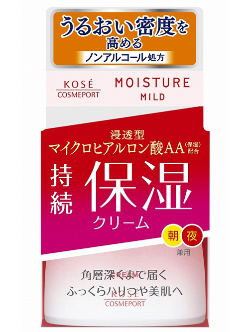 Увлажняющий нежный крем для лица с коллагеном и гиалоурановой кислотой KOSE COSMEPORT Moisture Mild 60г. #1
