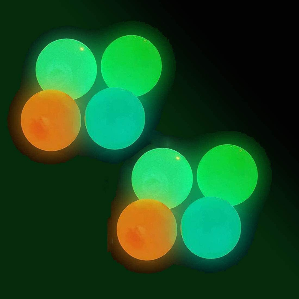 Набор из 8 разноцветных шариков globbles/ светящиеся / глоблес / Игрушка антистресс /  #1