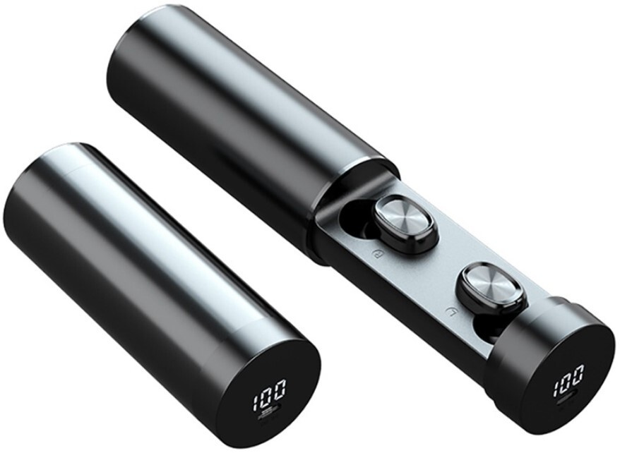 Беспроводные наушники TWS B9 Bluetooth наушники 5,0, беспроводные 8D, серебряный (BTH-241)  #1
