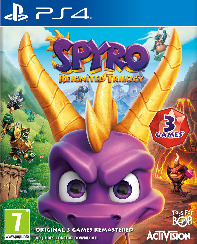 Игра Spyro Reignited Trilogy (PlayStation 4, Английская версия) купить по  низкой цене с доставкой в интернет-магазине OZON (284342858)