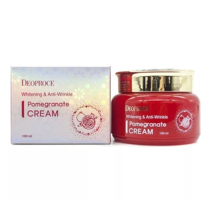 Deoproce Whitening And Anti-Wrinkle Pomegranate Cream крем для лица антивозрастной (100мл.)  #1