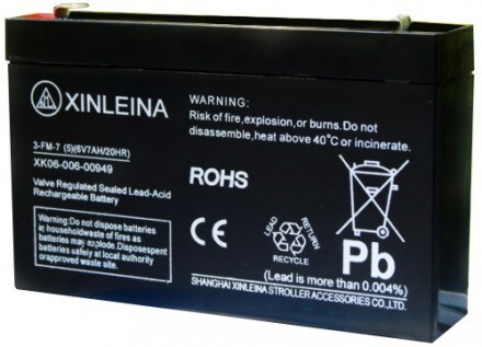 Аккумулятор XINLEINA 6V7Ah/20Hr - 3-FM-7 #1