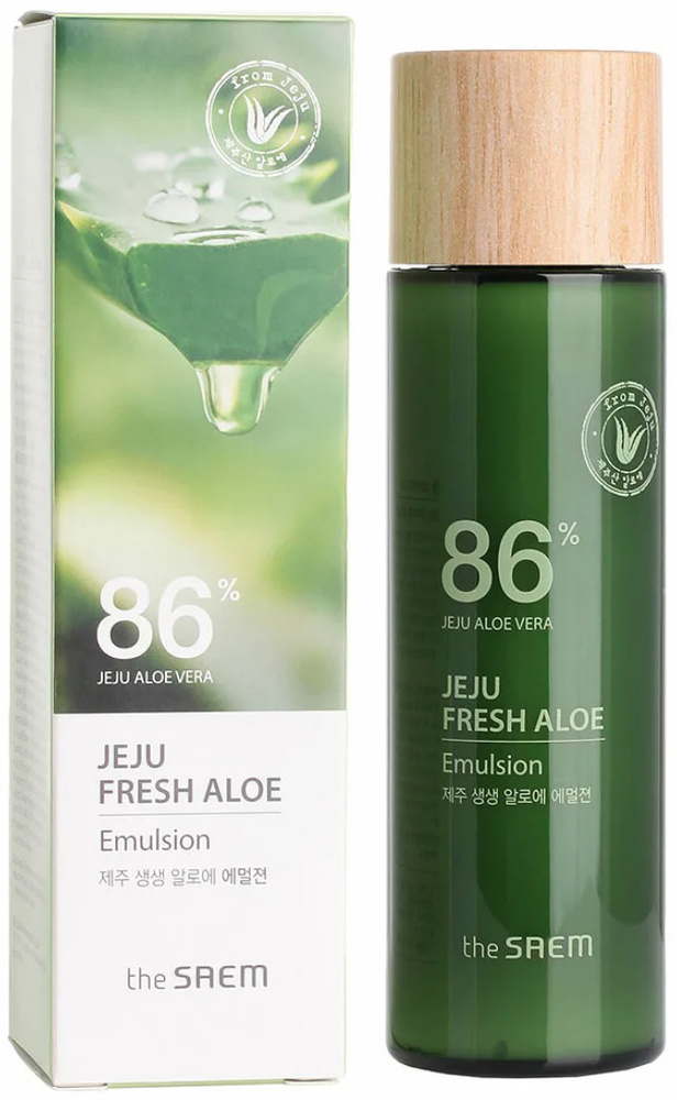 The Saem эмульсия для лица увлажняющая с алоэ Jeju Fresh Aloe Emulsion 155мл.  #1